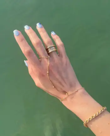 The OG (in gold) Hand chain