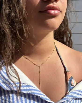 Vertical gleam Necklace