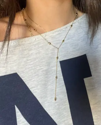 The golden ovoid  Necklace