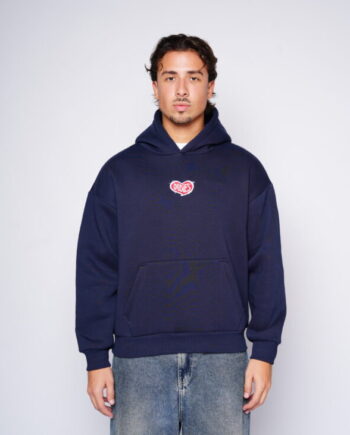 Chrome Hearts Embroidered Hoodie (Navy)