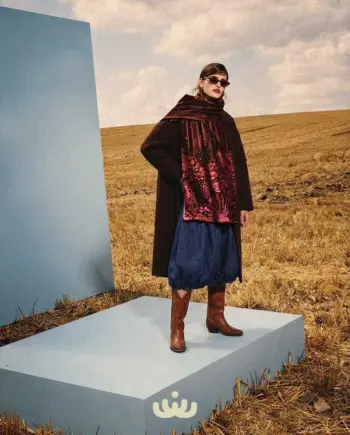 Half and Half Knitted scarves 70 x 180 cm