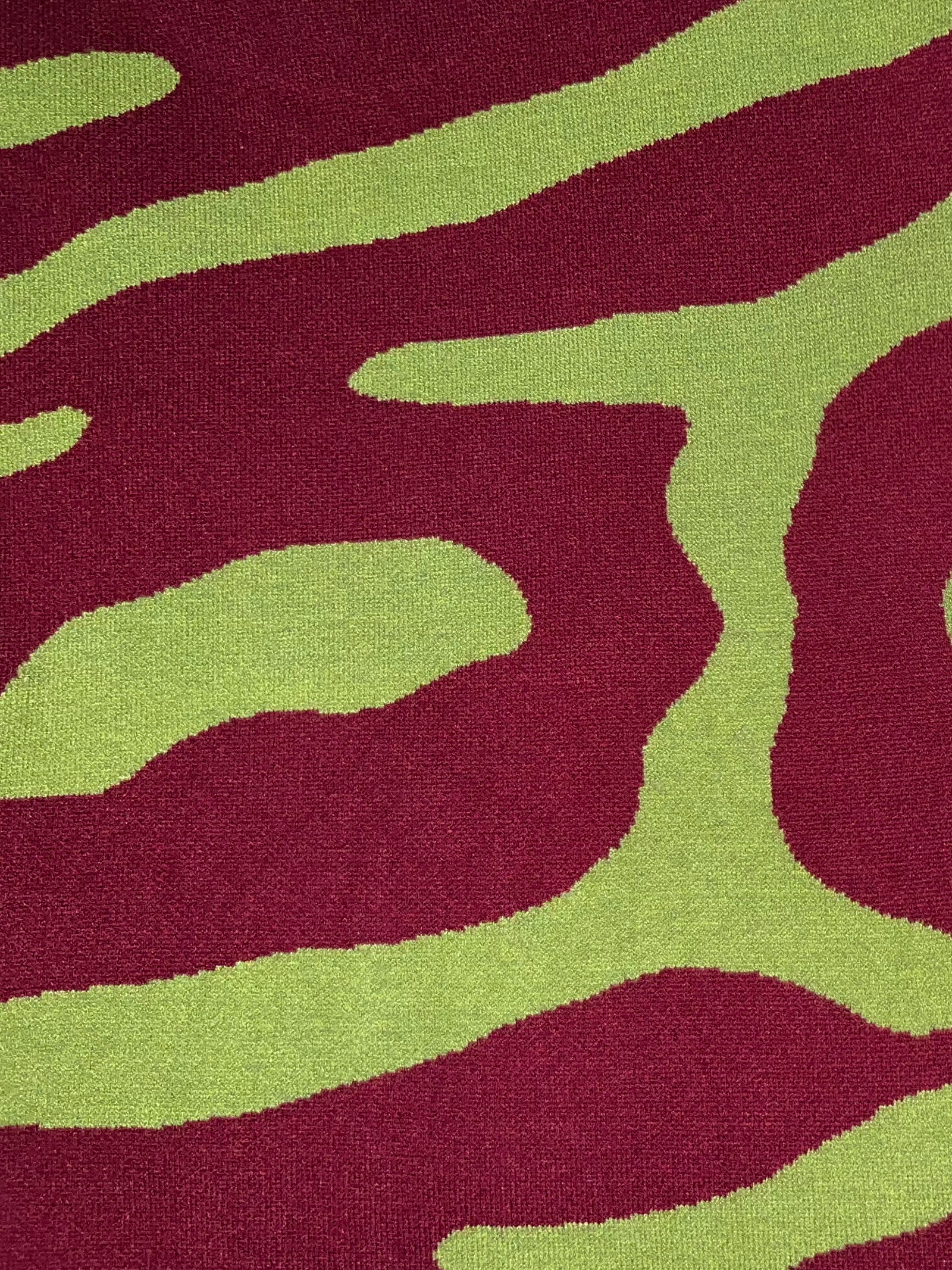 Zebra Burgundy Knitted scarves 70 x 180 cm