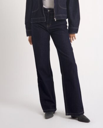 WIDE-LEG HIGH WAIST JEANS