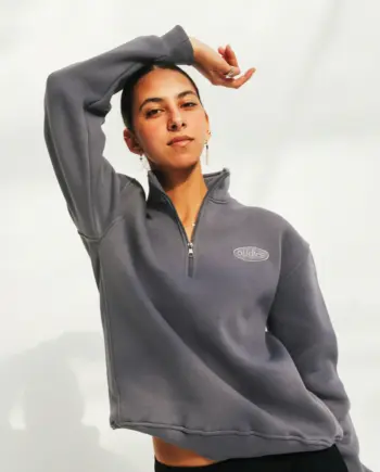 Oudies - Trademark Quarter-Zip Grey