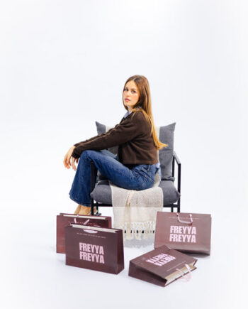 Brown Knitted Cardigan