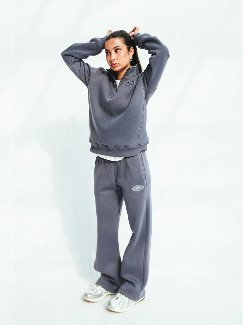 Oudies - Trademark Quarter-Zip Grey