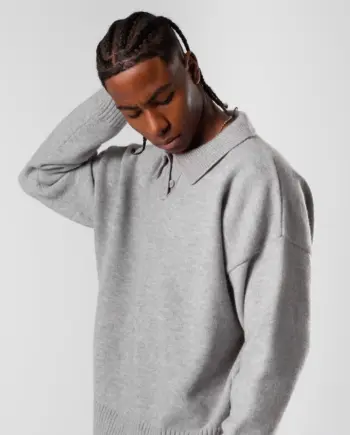 The Blanks - Knit Polo Sweater