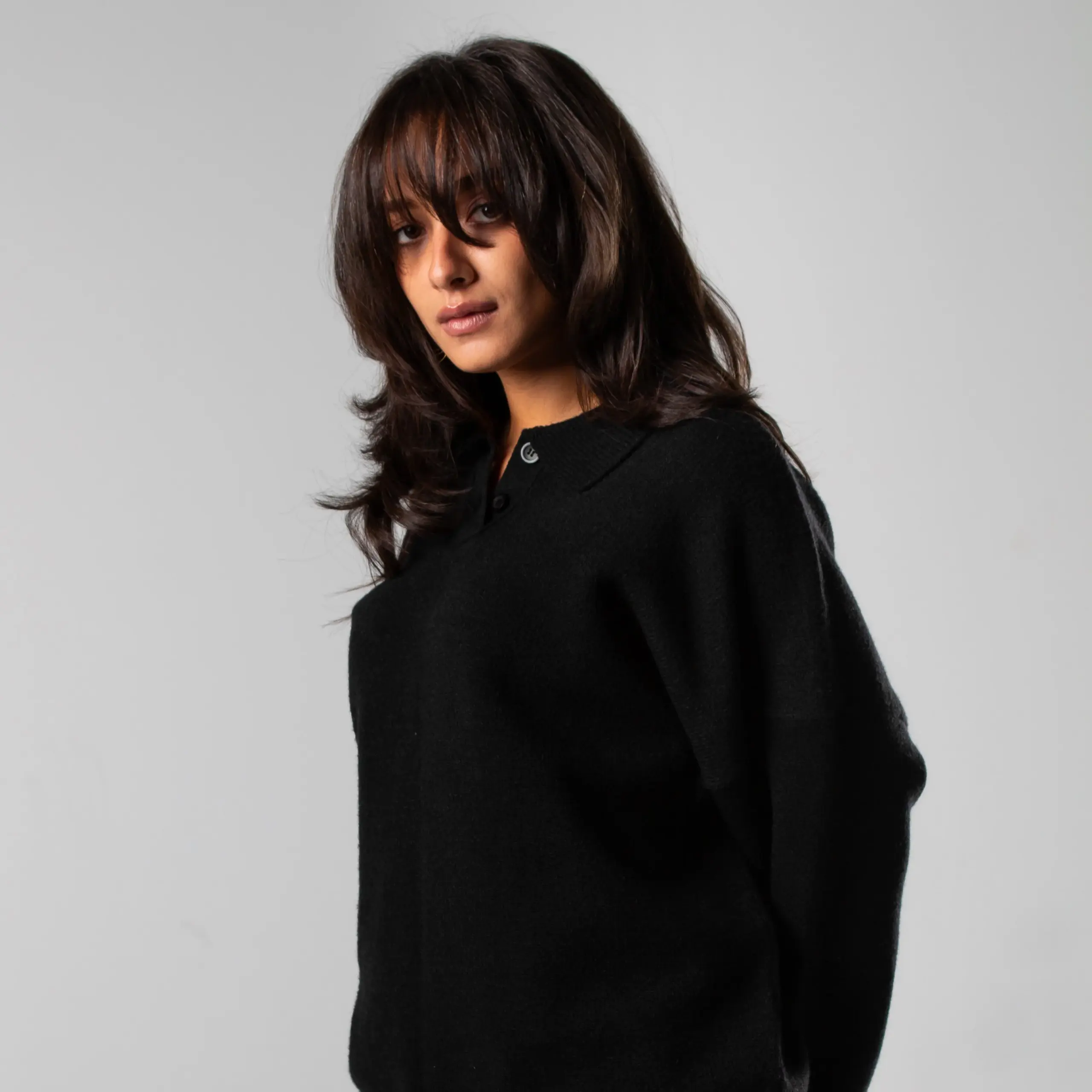 The Blanks - Knit Polo Sweater