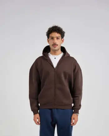 Drop Shoulder Zip-up