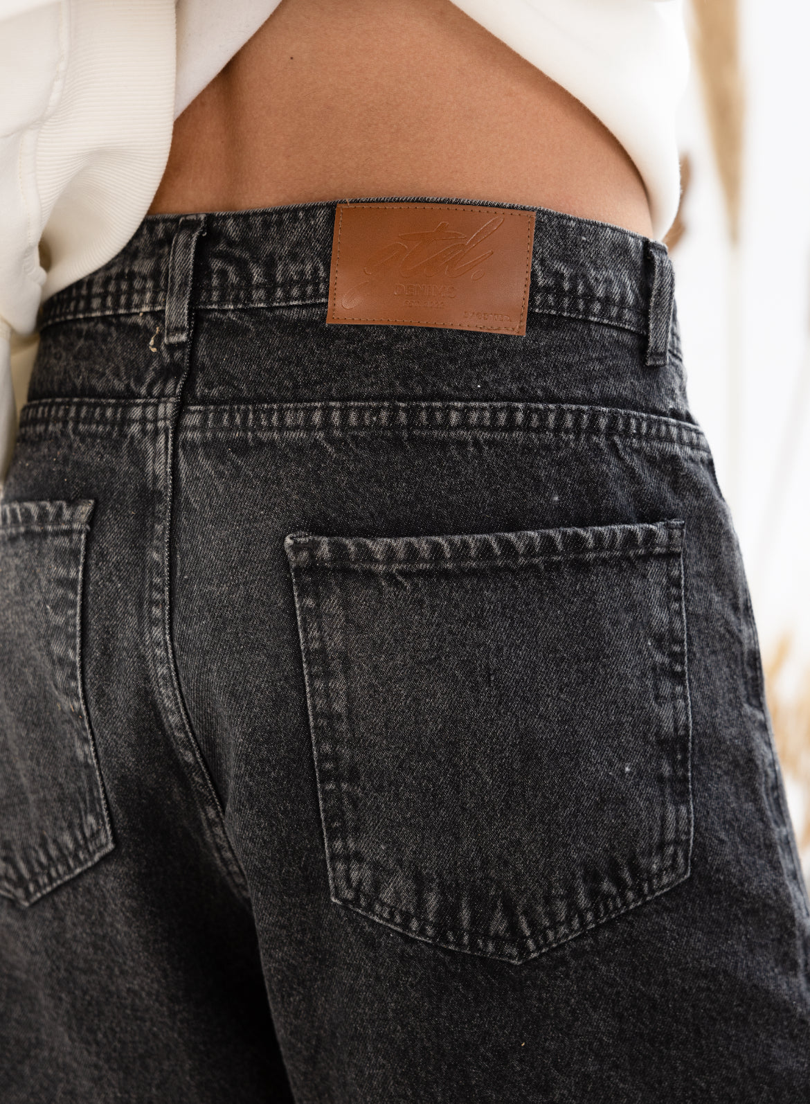 Goated - Relaxed Wide Denim in Black