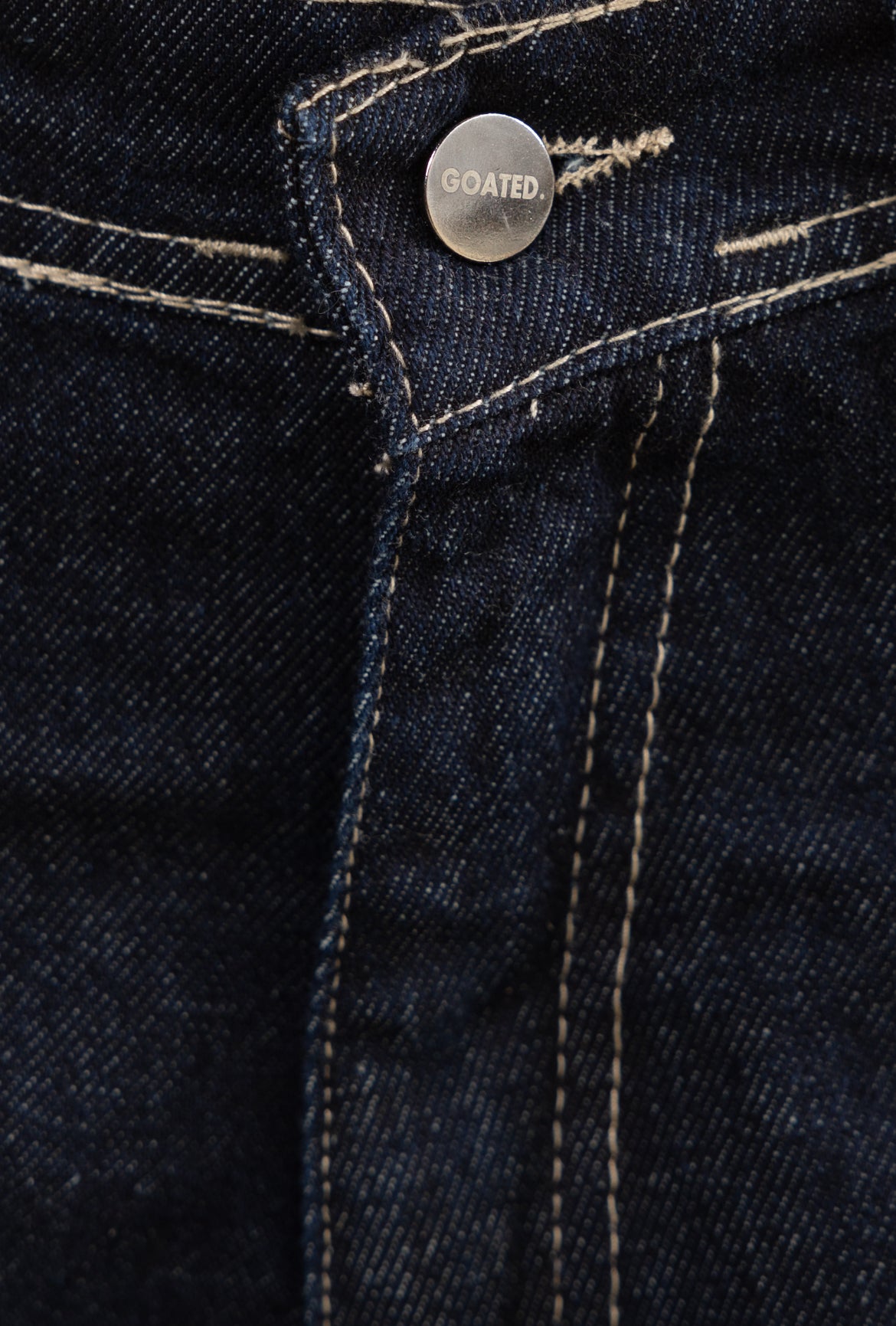 Goated - Relaxed Wide Denim in Midnight Navy