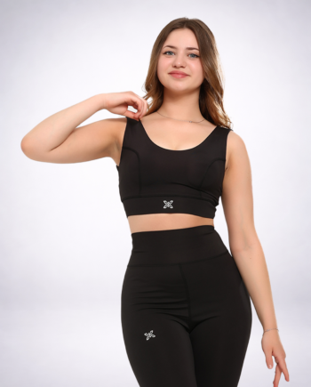 Flexi - Topping Performance Black Bra - U Back