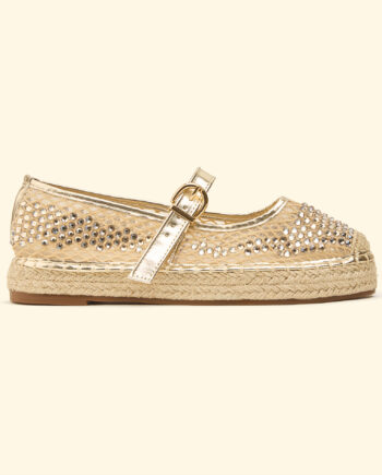 BOU - DazzleWeave Espadrilles - Gold