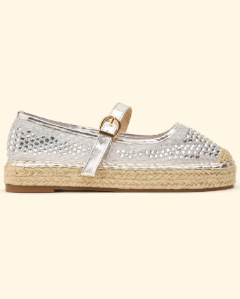 BOU - DazzleWeave Espadrilles - Silver