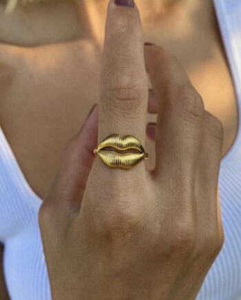 The Both - golden kiss ring