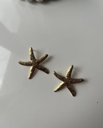 The Both - Starfish golden statement Earrings