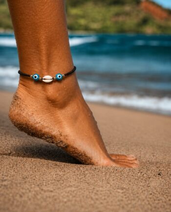 The Booth - ocean eye anklet