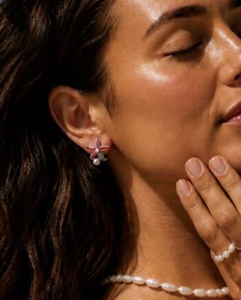 The Both - starfish sparkle earrings